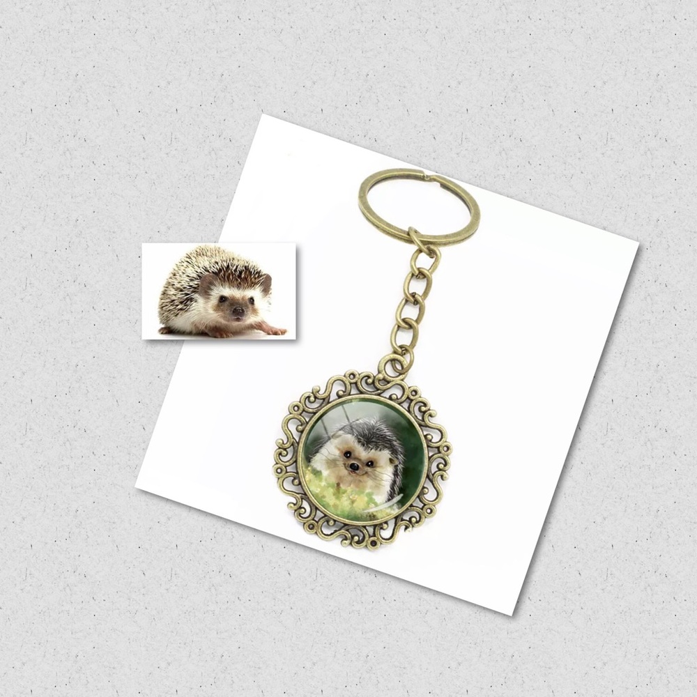 $2 Hedgehog keychain new $2 WITH ANY $10 ORDER OR MORE - Picture 12 of 12